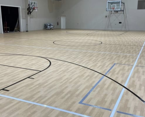 Jefferson Baptist Church Gym Floor